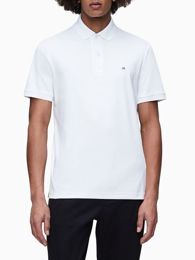 Calvin Klein Ruhák HU050147 | Calvin Klein Slim Férfi Pólóing Fehér